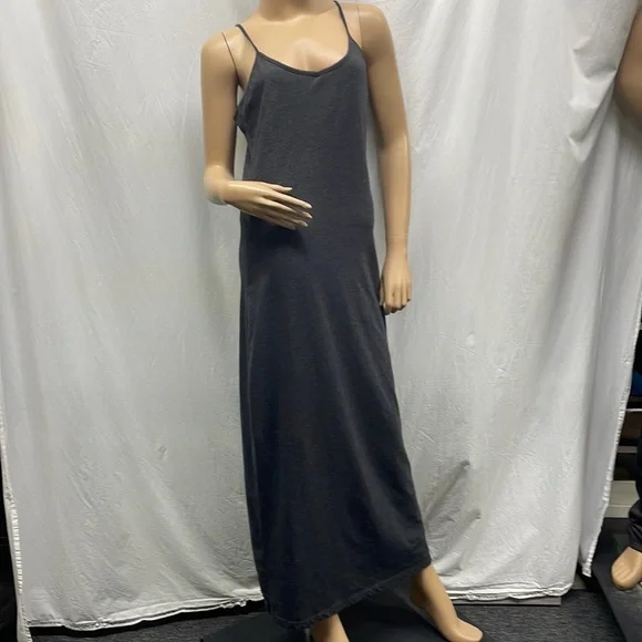 forever 21 grey maxi dress Boho Chic Denim Halter Neck Tiered Summer Dress – Over The Edge Apparel